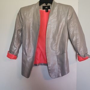 Metallic blazer
